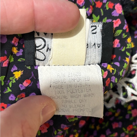 Vintage Breli Originals Floral Midi Dress - Picture 11 of 13